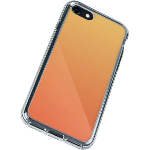 Orange Ombre iPhone SE (2nd & 3rd Gen) Clear Case