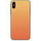 Orange Ombre iPhone X Skin
