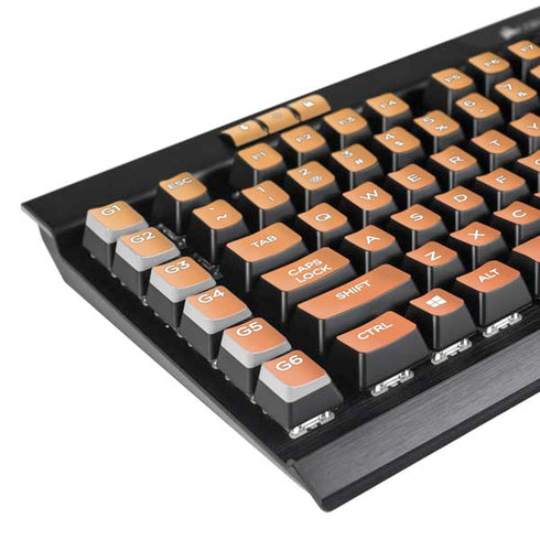 Orange Ombre K95 RGB PLATINUM Mechanical Gaming Keyboard Skin