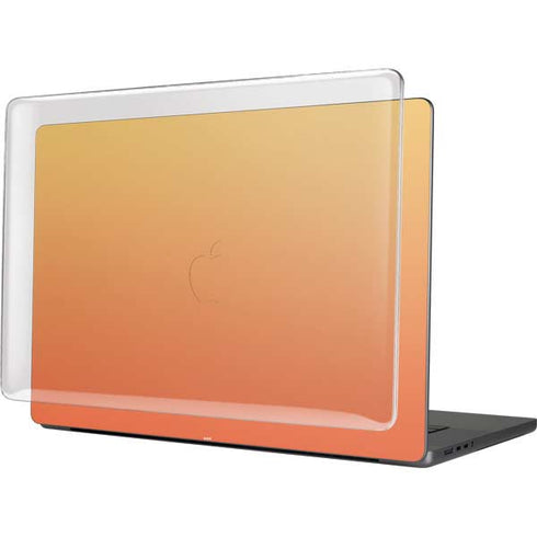 Orange Ombre MacBook Pro 16in (2021-25) Case plus Skin