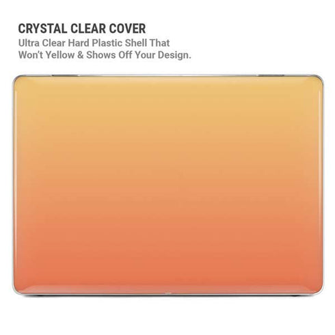 Orange Ombre MacBook Pro 16in (2021-25) Case plus Skin