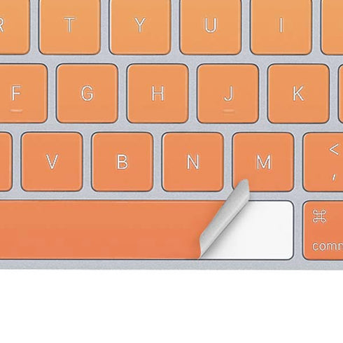 Orange Ombre Magic Keyboard Skin
