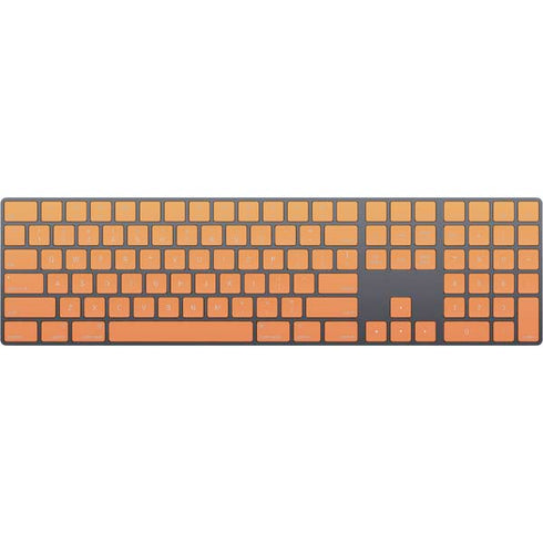 Orange Ombre Magic Keyboard with Numeric Keypad Skin