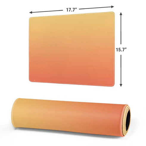 Orange Ombre Gaming Mouse Pad