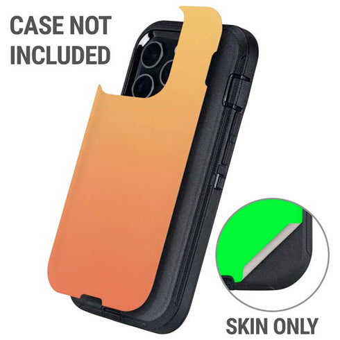 Orange Ombre Otterbox Defender iPhone Skin