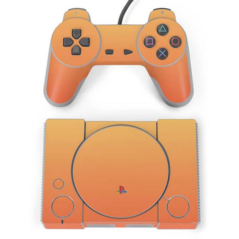 Orange Ombre PlayStation Classic Bundle Skin