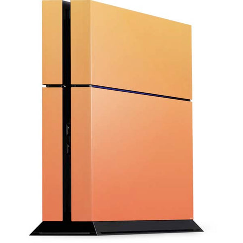 Orange Ombre PS4 Console Skin