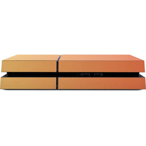 Orange Ombre PS4 Console Skin