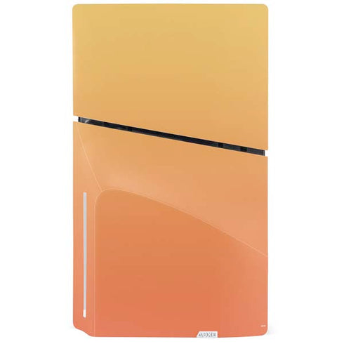 Orange Ombre PS5 Slim Disk Bundle Skin