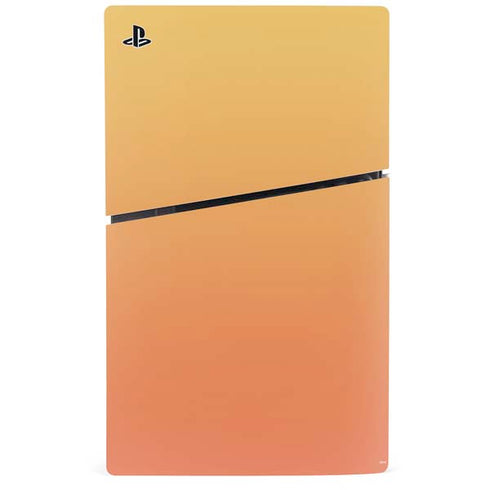 Orange Ombre PS5 Slim Digital Edition Bundle Skin