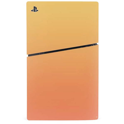 Orange Ombre PS5 Slim Digital Edition Console Skin