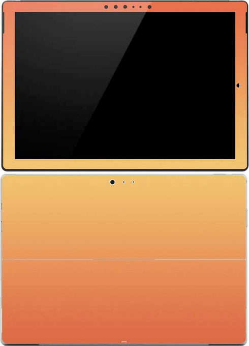 Orange Ombre Surface Pro 4 Skin