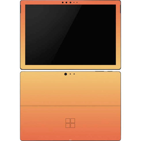 Orange Ombre Surface Pro 6 Skin