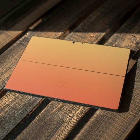 Orange Ombre Surface Pro 7 Skin