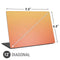 Orange Ombre Universal Laptop 12in (9.8 x 6.8in) Skin