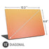 Orange Ombre Universal Laptop 15in (12.2 x 8.8in) Skin