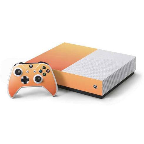 Orange Ombre Xbox One S All-Digital Edition Bundle Skin