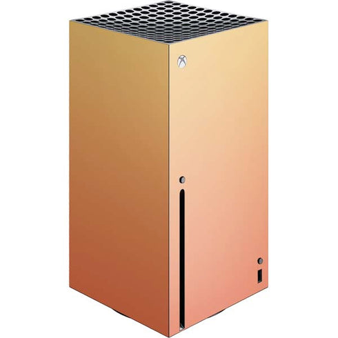 Orange Ombre Xbox Series X Console Skin