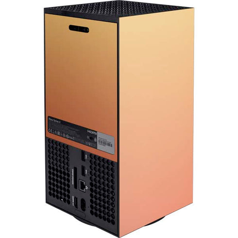 Orange Ombre Xbox Series X Console Skin