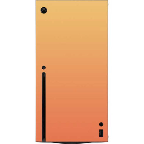 Orange Ombre Xbox Series X Console Skin