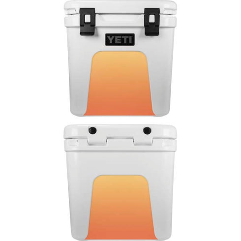 Orange Ombre YETI Roadie 24 Hard Cooler Skin