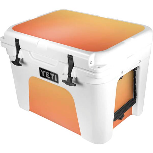 Orange Ombre YETI Tundra 35 Hard Cooler Skin