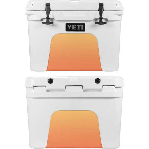 Orange Ombre YETI Tundra 35 Hard Cooler Skin