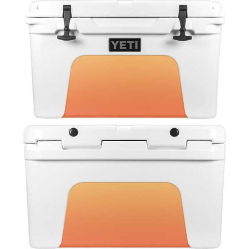 Orange Ombre YETI Tundra 45 Hard Cooler Skin