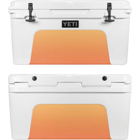 Orange Ombre YETI Tundra 65 Hard Cooler Skin