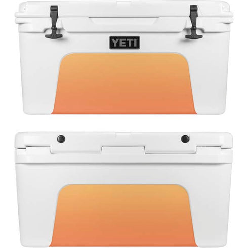 Orange Ombre YETI Tundra 75 Hard Cooler Skin