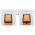 Orange Ombre YETI Tundra 75 Hard Cooler Skin