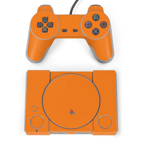 Orange Solid PlayStation Classic Bundle Skin