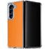 Orange Galaxy Z Fold5 5G Clear Case