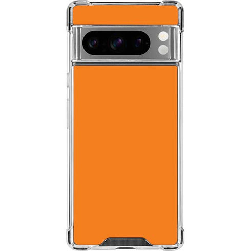 Orange Google Pixel 8 Pro Clear Case