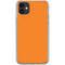 Orange iPhone 11 Clear Case