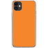 Orange iPhone 11 Clear Case