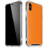 Orange iPhone XS Max Clear Case