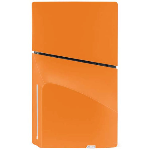 Orange PS5 Slim Disk Console Skin