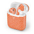 Orange Spots Apple AirPods 2 Skin