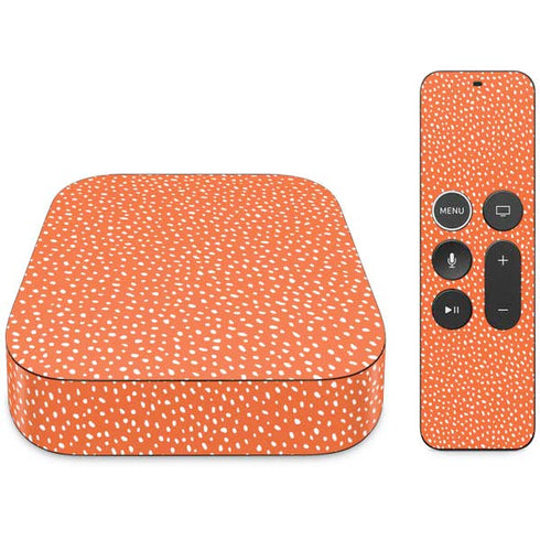 Orange Spots Apple TV Skin