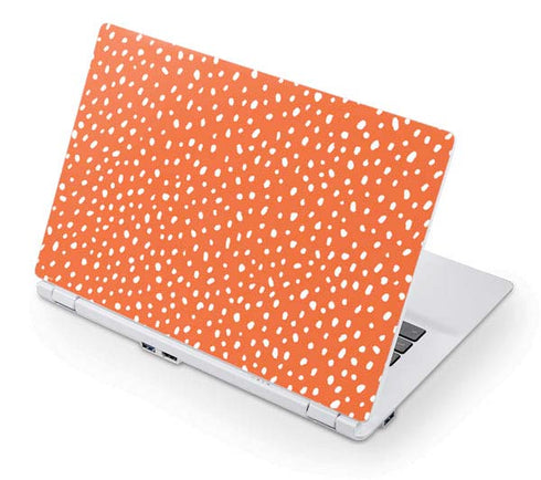 Orange Spots Acer Chromebook Skin