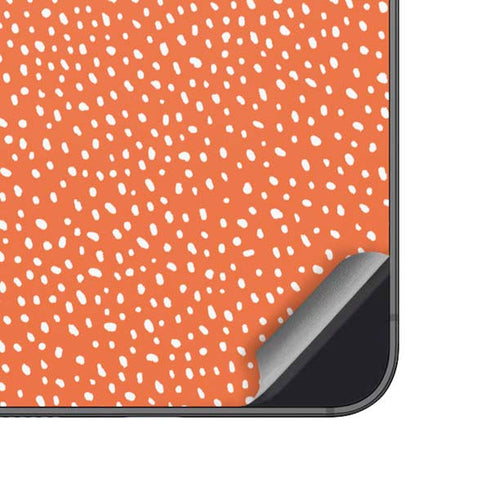 Orange Spots Galaxy A14 5G Skin