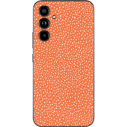 Orange Spots Galaxy A54 5G Skin