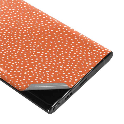 Orange Spots Galaxy Note 10 Plus Skin
