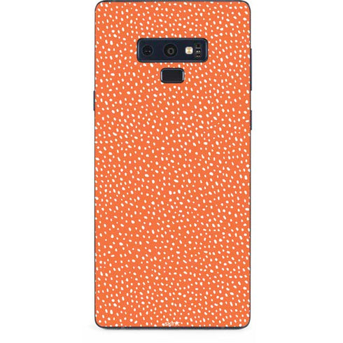 Orange Spots Galaxy Note 9 Skin
