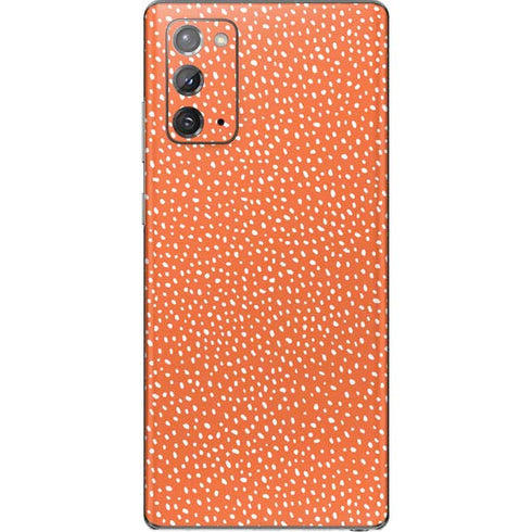 Orange Spots Galaxy Note20 5G Skin