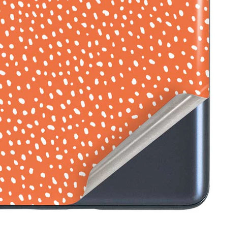 Orange Spots Galaxy S20 Fan Edition Skin