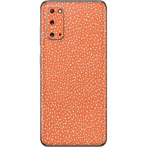 Orange Spots Galaxy S20 Skin