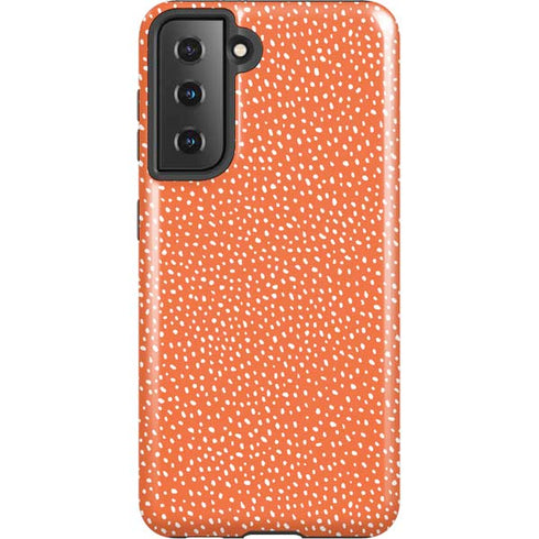Orange Spots Galaxy S21 5G Pro Case