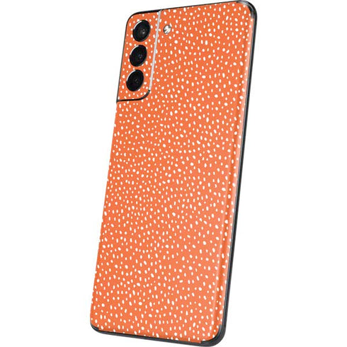 Orange Spots Galaxy S21 5G Skin